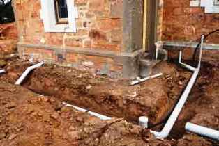 outside drainage Hampton Hill